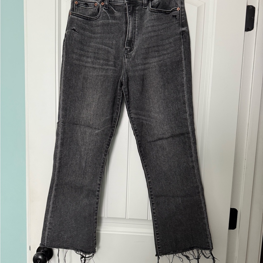 Daze Hug Black Frayed Hem Jeans